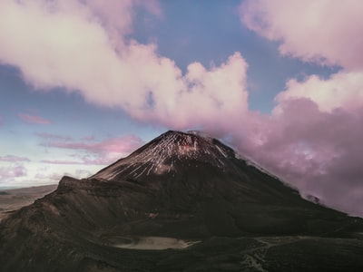 火山航空摄影